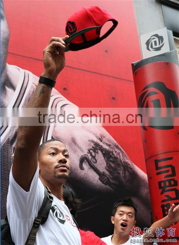 New Hot Basketball Star Flower Rose Embroidery Men Women Flat Cap Snapback