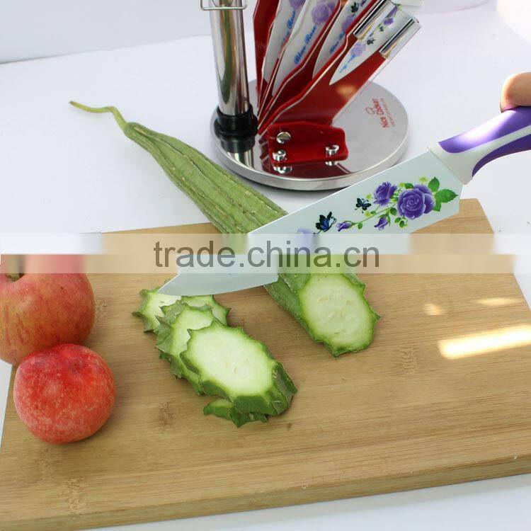 2014 new design stainless steel kitchen knife set