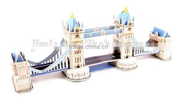 top grade wooden jigsaw puzzle 3d