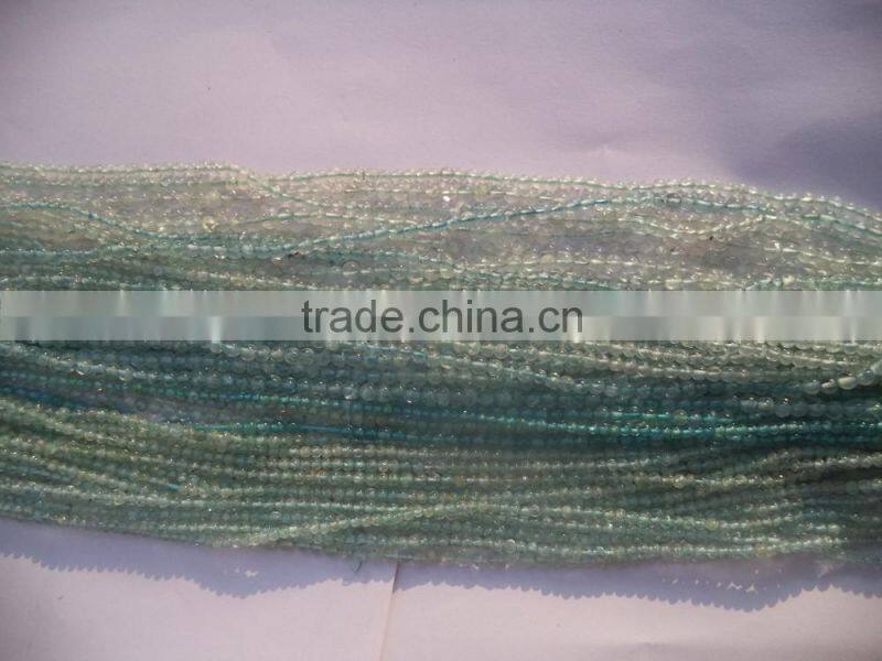 Aquamarine Round Beads