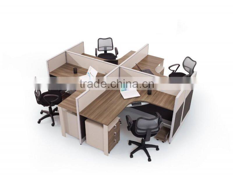 office workstations modular for 4 people