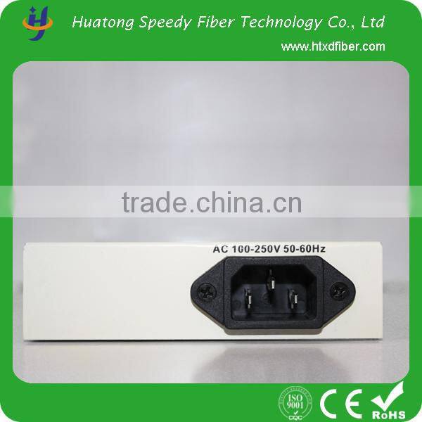 China gold supplier 10/1000M fiber optic media converter