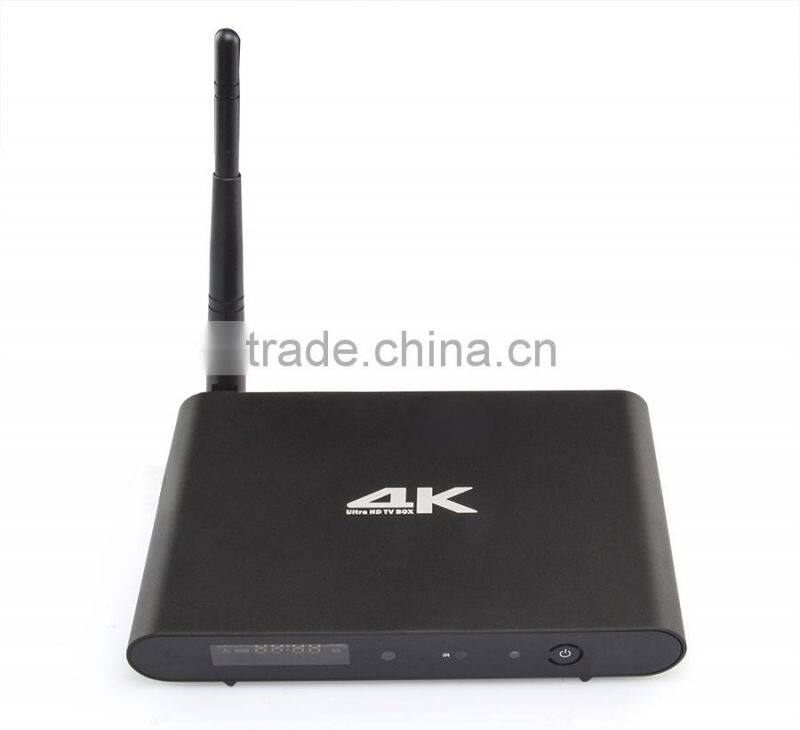 CPU RK3368 64bits Octa core A53, DDR3 2G eMMC Flash 8GB Octa core 4k tv box high quality 4k tv box