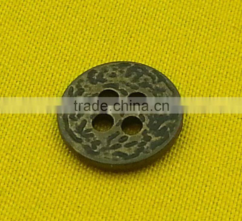 Fancy 4 holes Metal Sew-on Button --- MS1033