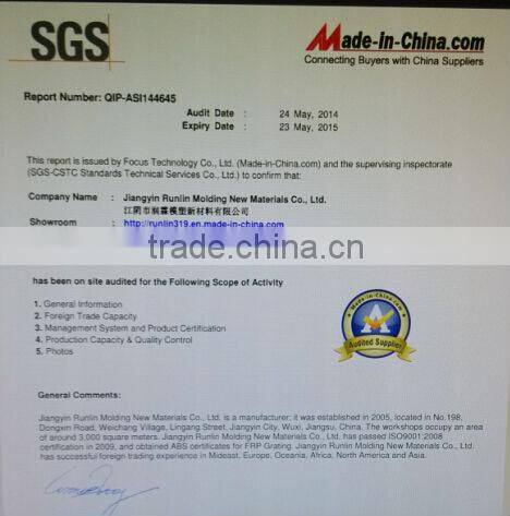 "FRP Anti-Slip Decking Walkway Grating "