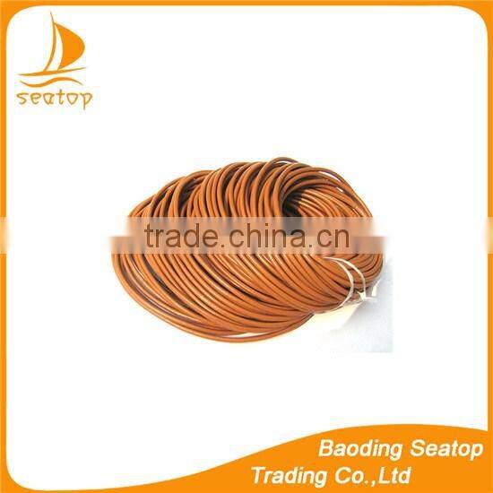 6mm round leather cord paracord bow ties for dolls