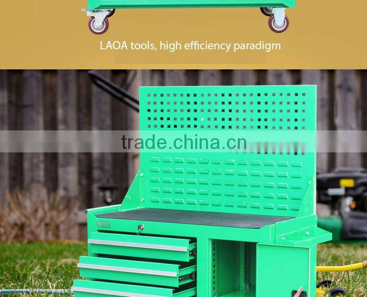 LAOA heavy duty tool trolley with support plate 5drawers tool trolley