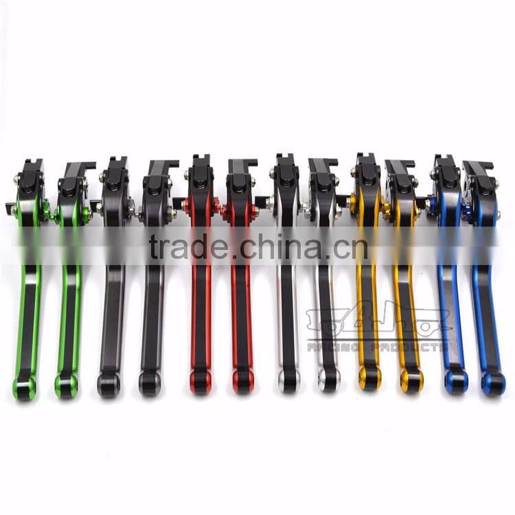 BJ-LS-011 Golden motorcycle Long Clutch Brake Lever Set CNC Aluminum for Yamaha MT-01