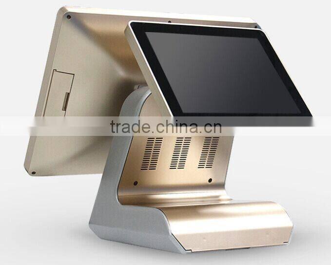 POSBW1511 Full Metal Jacket Durable 15 Inch 5 Wire Resistive Touch Screen All In One POS Machine