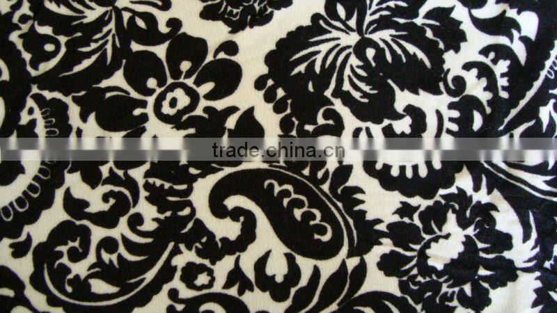 printed stretch velour fabric free samples