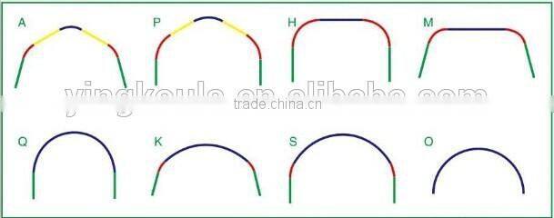 wide use k arch curving roof roll forming machine
