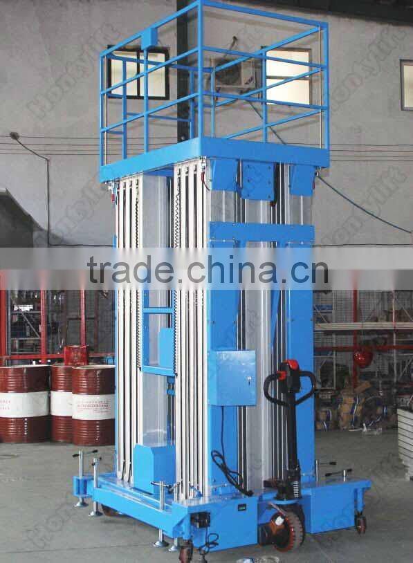 16m electric man aluminum lift single person hydraulic lifts aerial lift