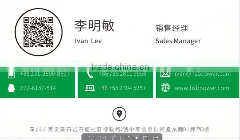 2600mAh high capacity New In stock 3.7 V deep cycle battery