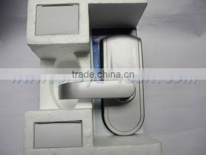 Fingerprint & Keypad & Mechanical key golden color biometric Fingerprint door Lock PY-6698