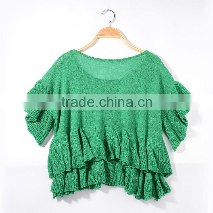ladies fancy sweater cheap sweater spring&winter comfortable woman woolen