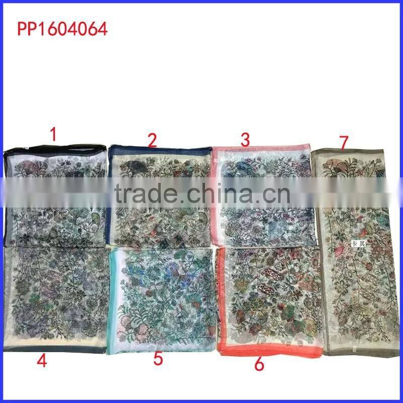 Wholesale leopard chiffon cashew nuts printing chiffon hijab scarf