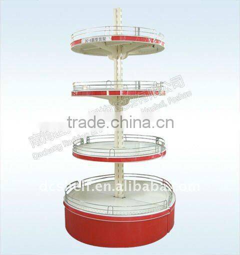 Dachang Manufacturer light duty round display rack