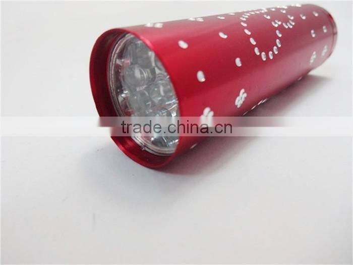 Onlystar GS-8019 promotional gift aluminum 9 led engraved portable led light