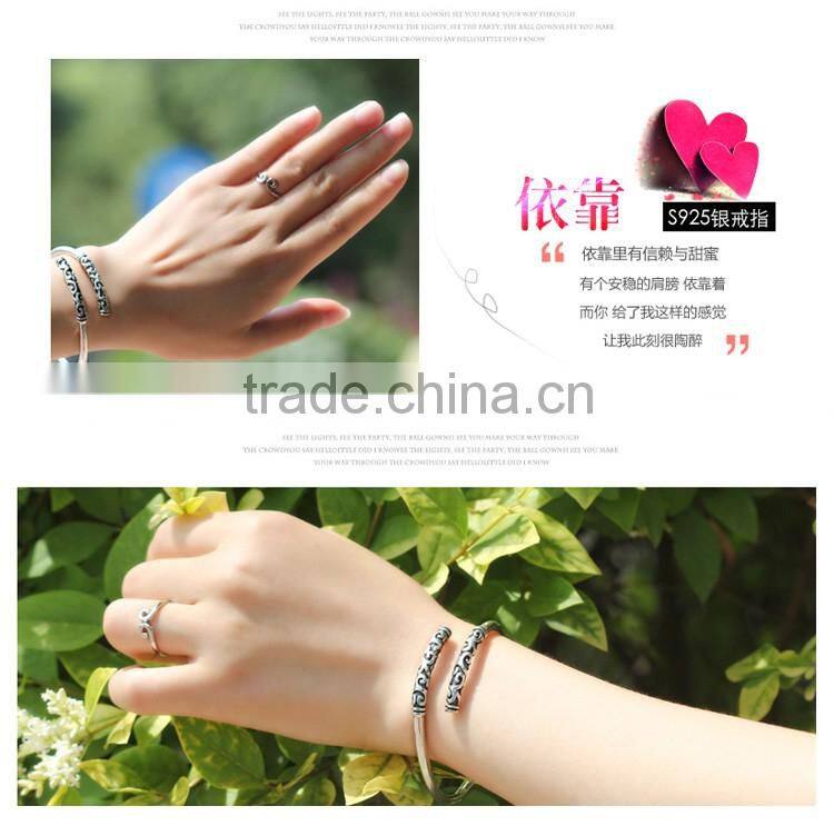 infinite New style 925 Silver Ring custom clover ring for lady fashion jewelry