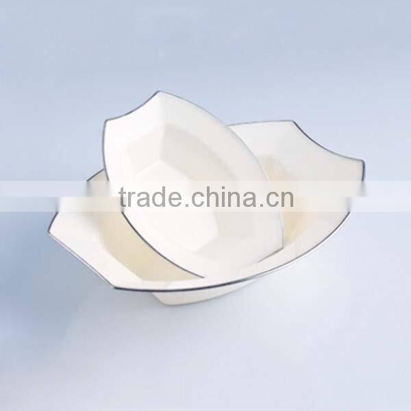 Fancy Fish Bowl with Glitter Rim