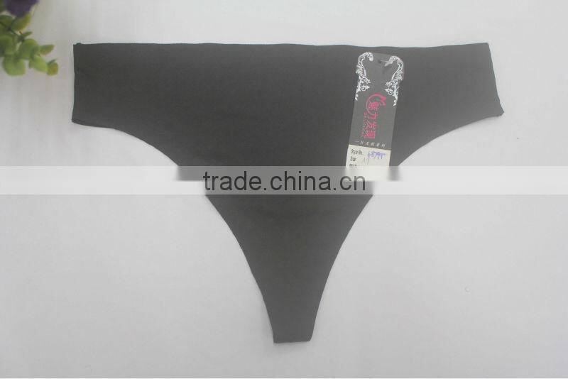Seamless Hot Models Ladies Jaquard Bonded Thongs