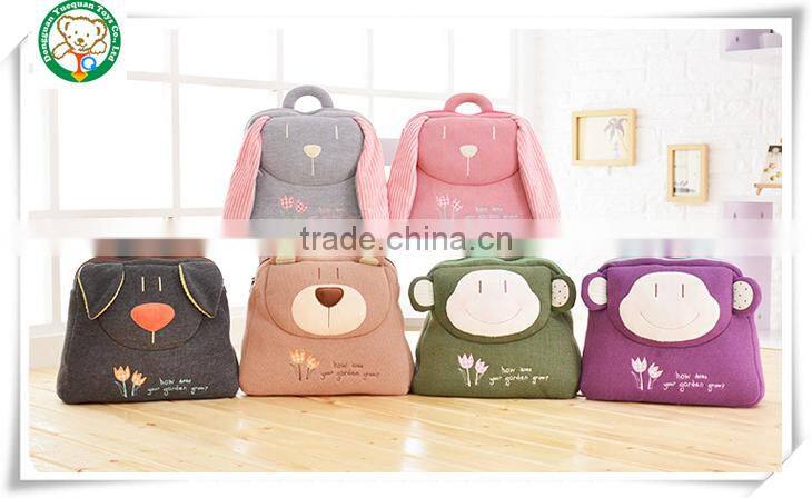 Children's school bag cute animal backpack plush cartoon baby backpack kindergarten plush bag