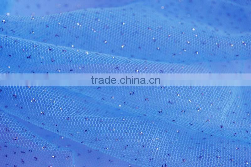 Polyester Metallic Glimmer Tulle Mesh Fabric