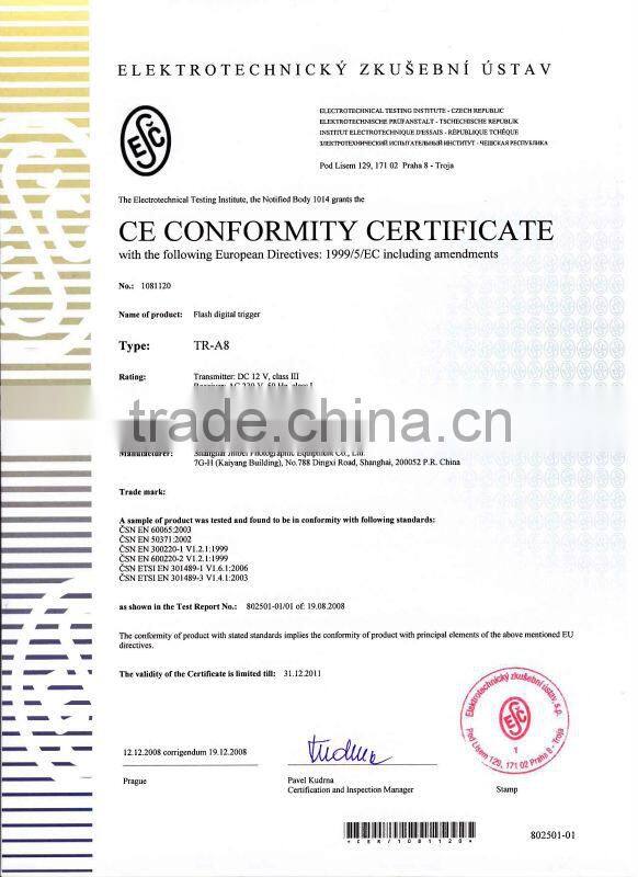 JINBEI New TR-A8 Digital Photo Flash Trigger, Photo Studio Flash Accessory, Photographic Equipment