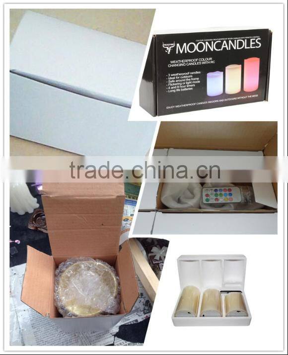 2016 hot sale remote control led candles lights for centerpieces in china