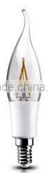 dimmable filament led bulb,2W 4W 6W led filament lamp, dimmable led filament bulb light led bulb