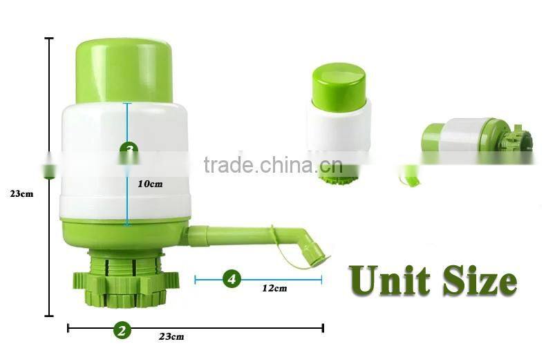 bottled drinking hand press water pump