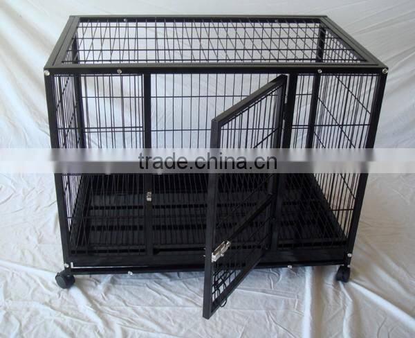 Heavy Duty Wire Pet Cage with Wheels