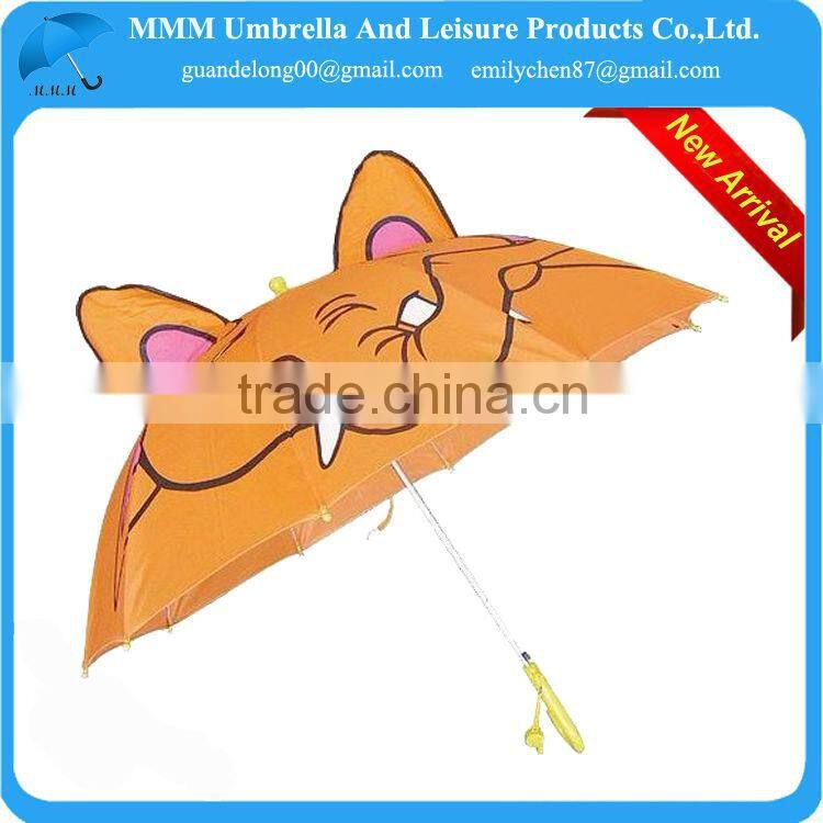 2014 carton animal kids umbrella