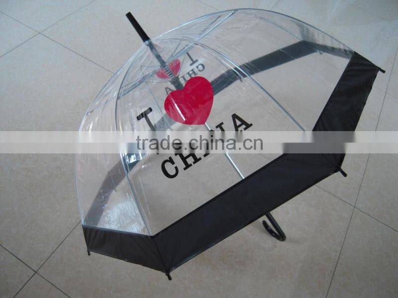 2016 PVC POE EVA apollo TRANSPARENT UMBRELLA