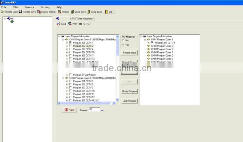 8 DVB-S Tuner To IP Gateway