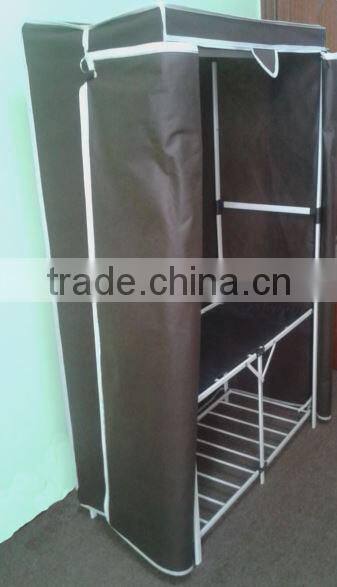 2015 High quality bedroom fabric wardrobe design