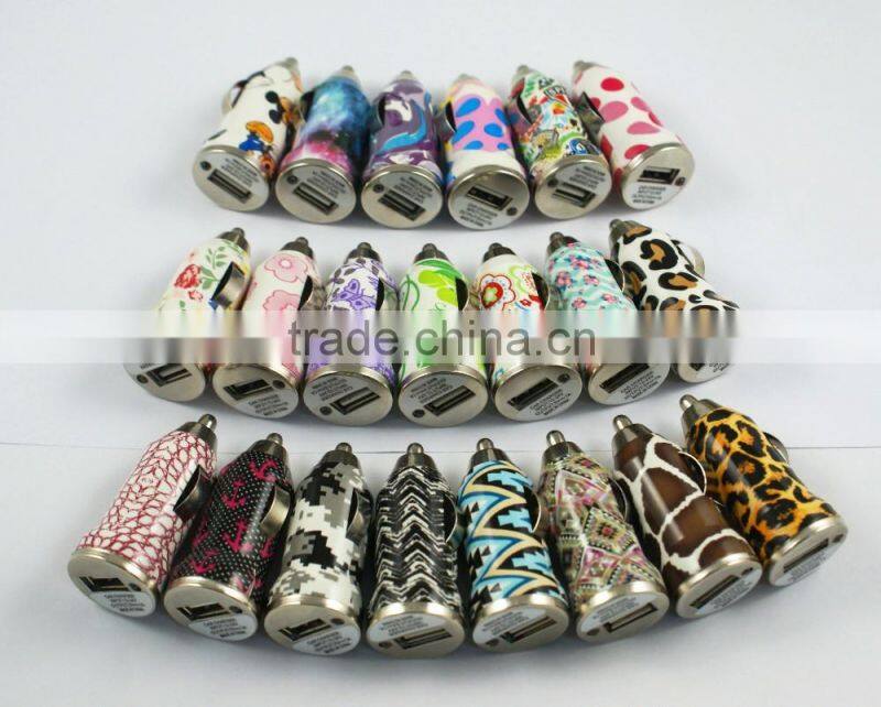 Regular USB Bullet Car Phone Charger Adapter Fits for All USB Iphone, Samsung