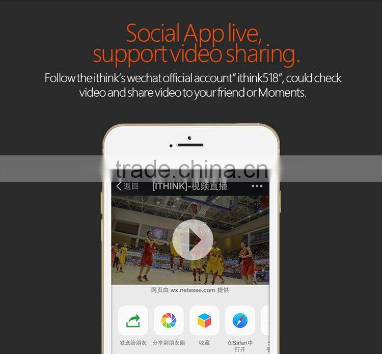 Ithink Brand 1.0 megapixel CMOS HD 720P smart mini wifi camera