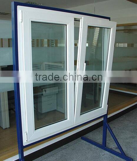 white color pvc tilt and turn windows with cheapest price