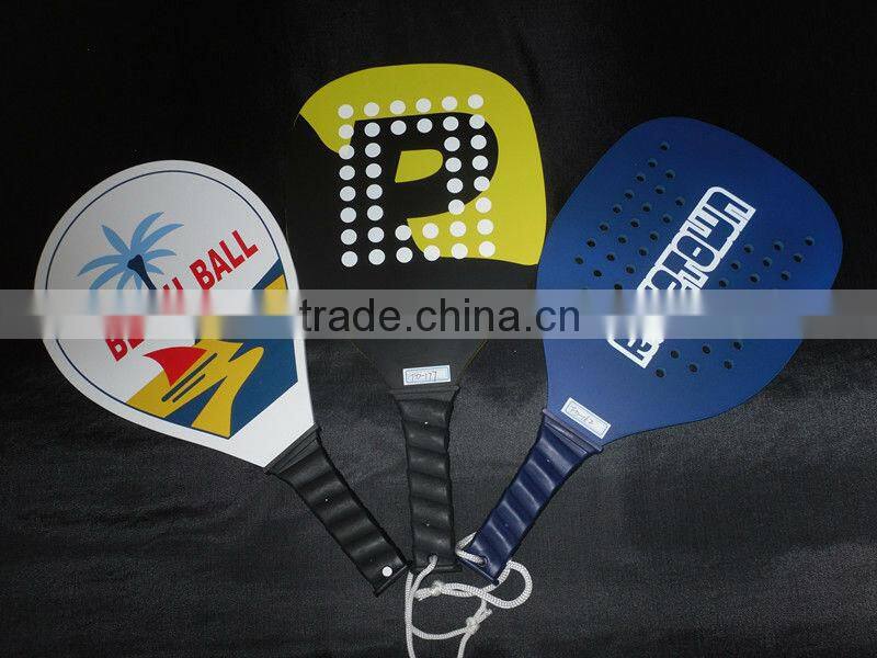 Hot Sell Wooden Beach Racket Set Promotional Toy