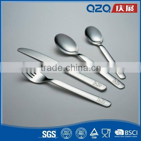 Children cuttlery stainless steel forks and knives in guangzhou