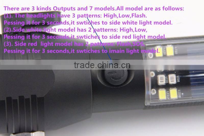 Gift Box-2016 NewTen functions in One Flashlight,Solar LED Torch With Hammer Campus USB Android Output Car Essential Emmergency