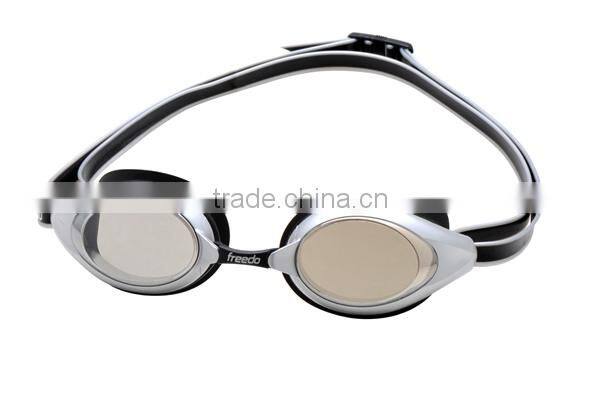 OEM Yingfa mirror coated swimming goggles with anti-fog