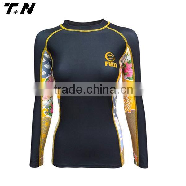 mens fitness rash guard sublimated manufacturer