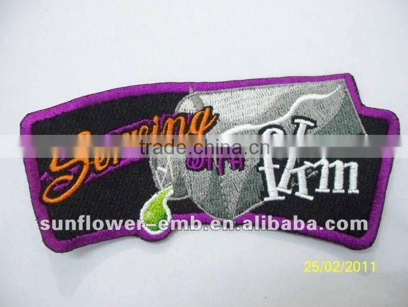 Embroidery sport patch