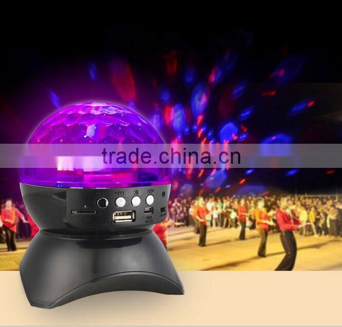 Colorful music mini portable wireless led bluetooth bluetooth speaker with fm radio mp3 speaker for Party KTV Disco DJ stage