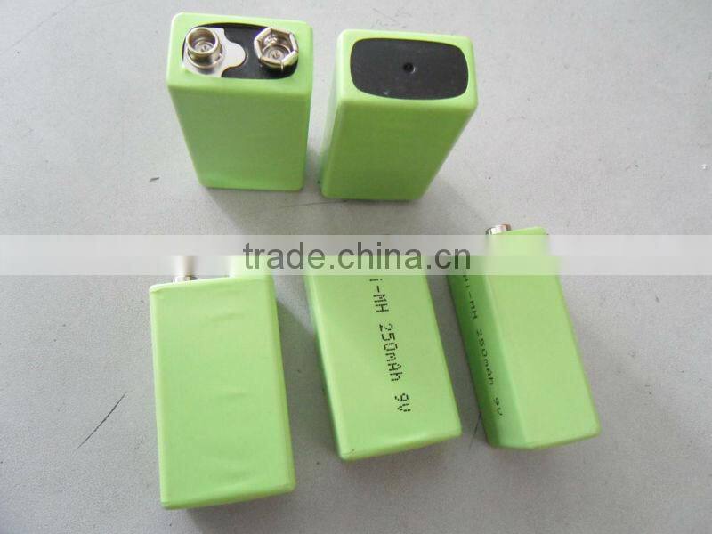 9v battery 110mah nimh 9v rechargeable battery for electric car toys