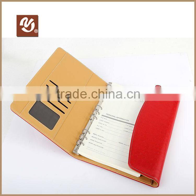 ring binder diary cover