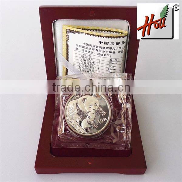 2015 Hot Sale Wooden Gold Coin gift boxes / wood box for coin HCGB8068