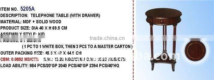 wood Ocassional Table /stand